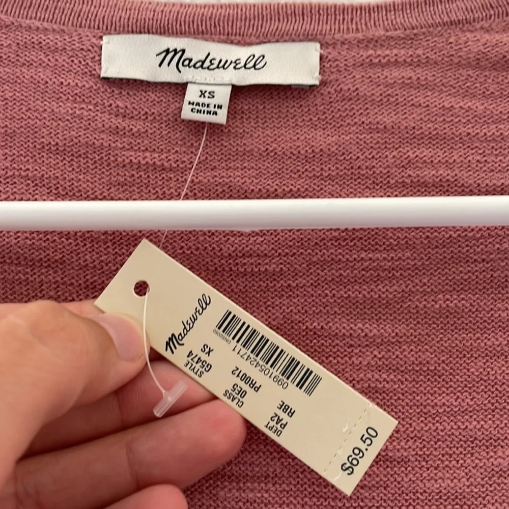 Madewell Summer Ryder Cardigan Sweater in Stripe - Picture 4 of 6